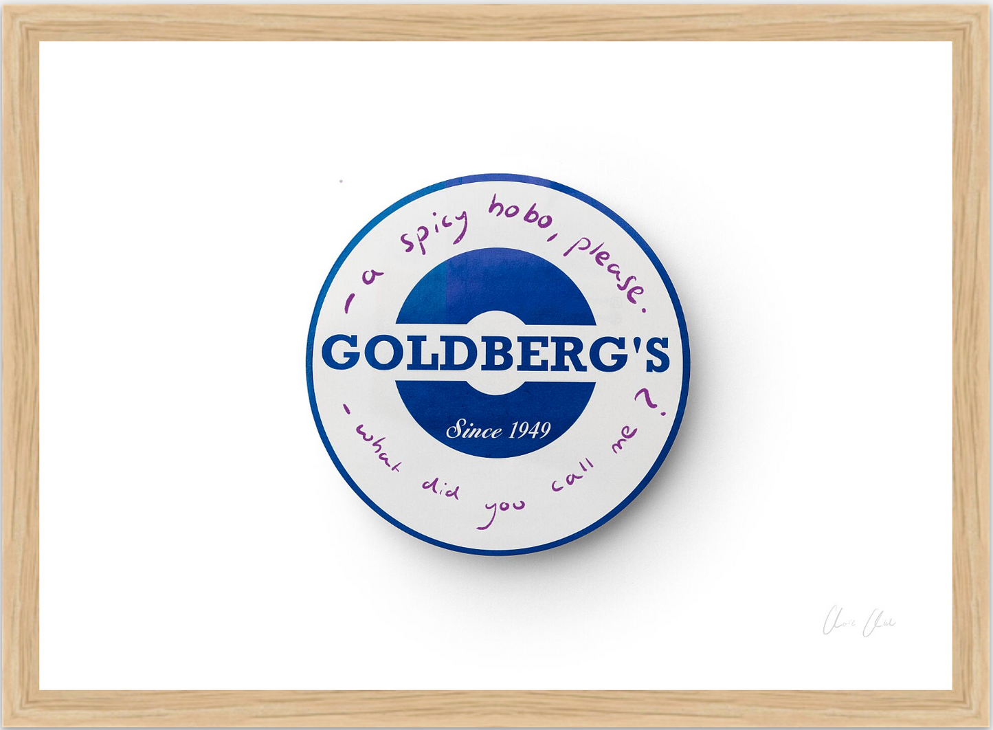 Sticker at Goldberg's Bagels