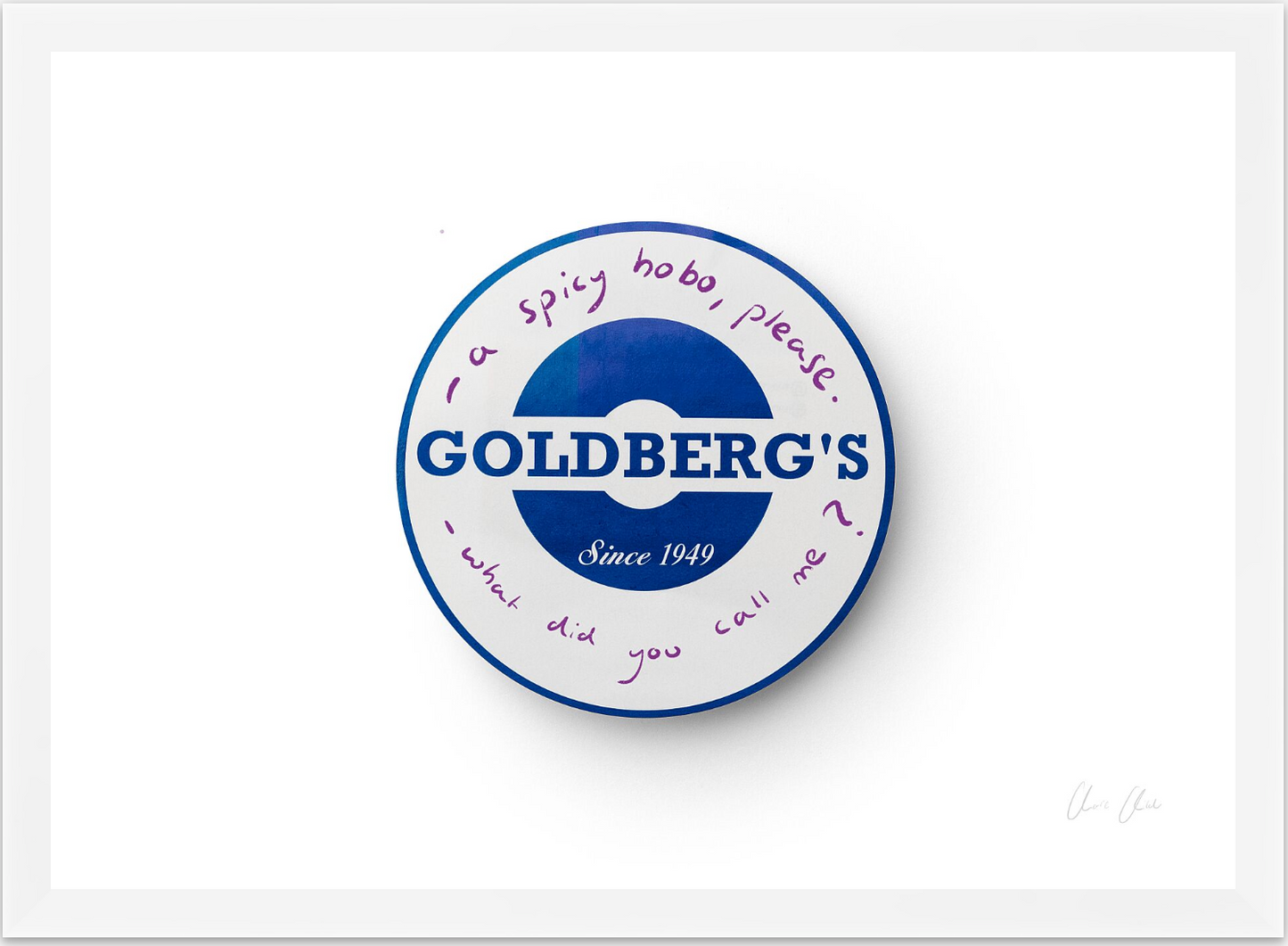 Sticker at Goldberg's Bagels