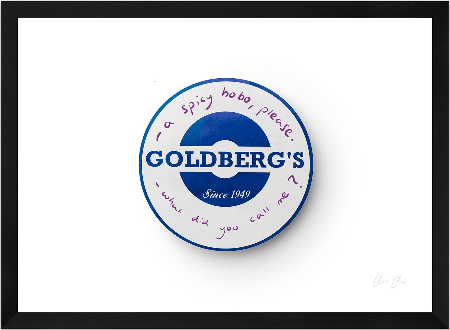 Sticker at Goldberg's Bagels