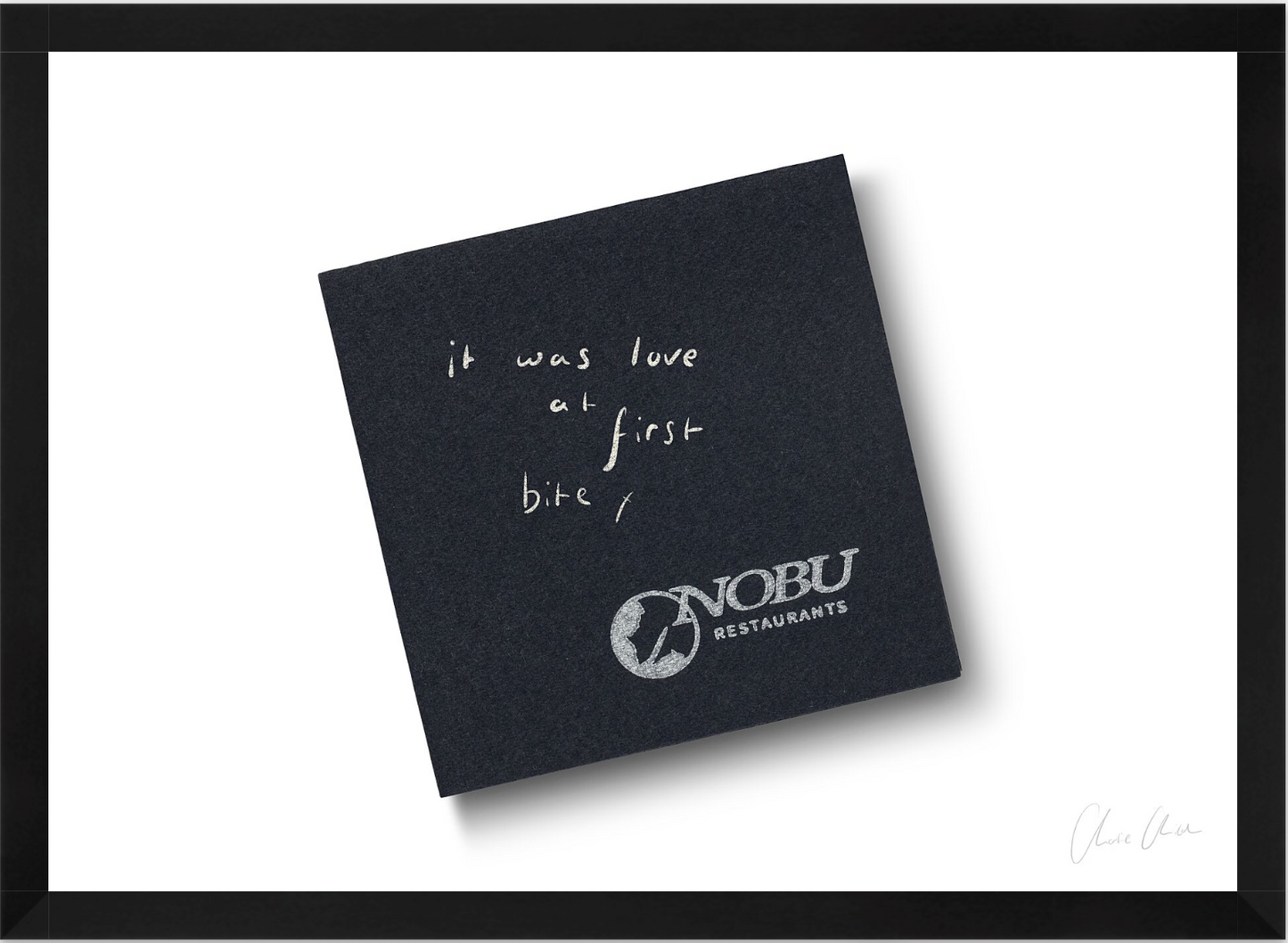 Napkin at Nobu