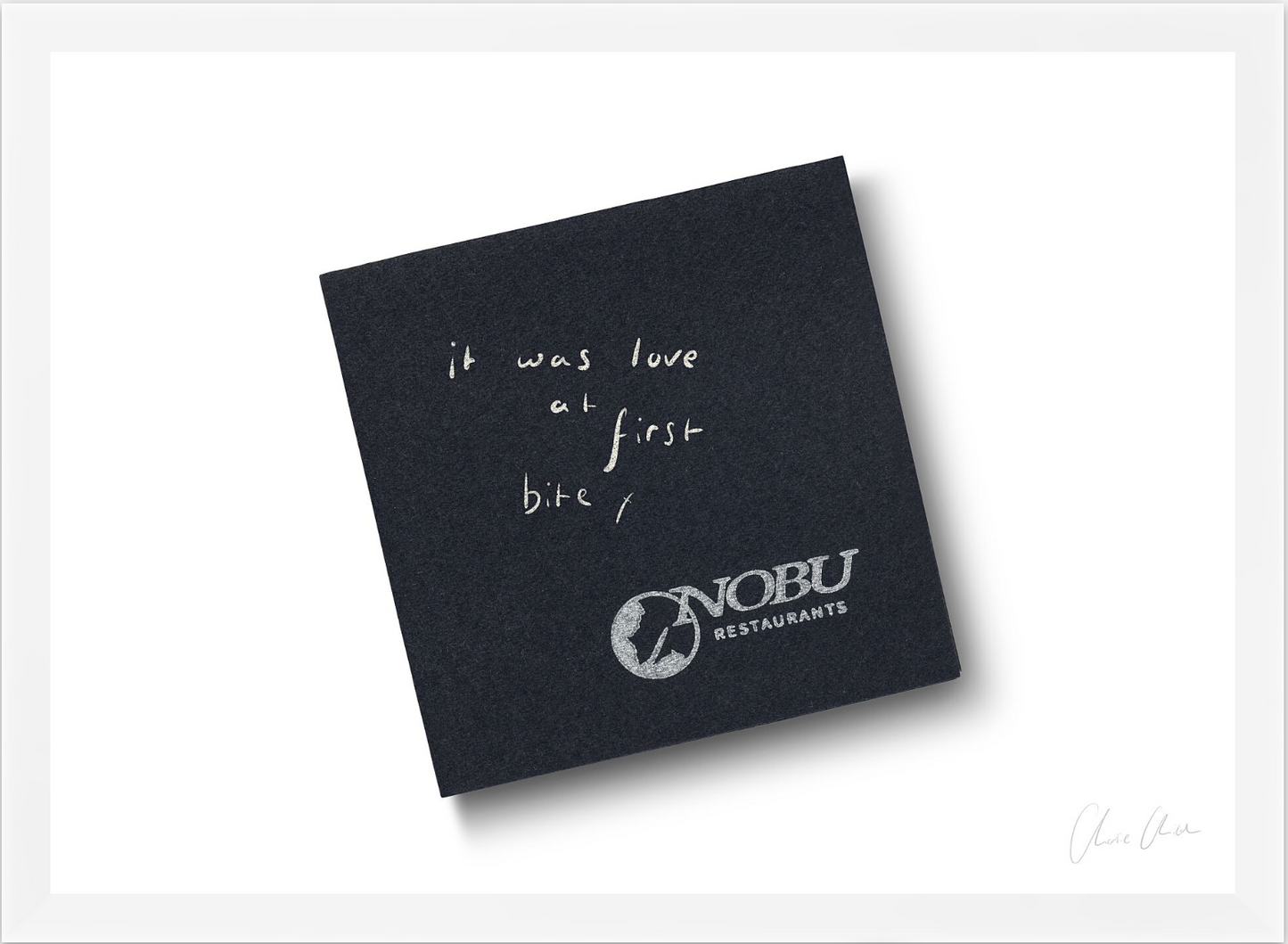 Napkin at Nobu