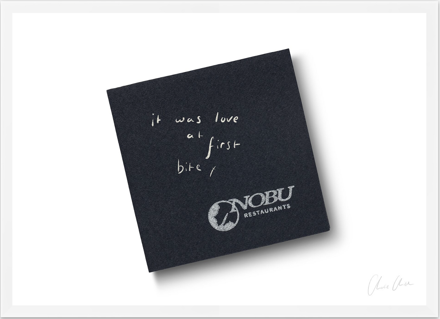 Napkin at Nobu