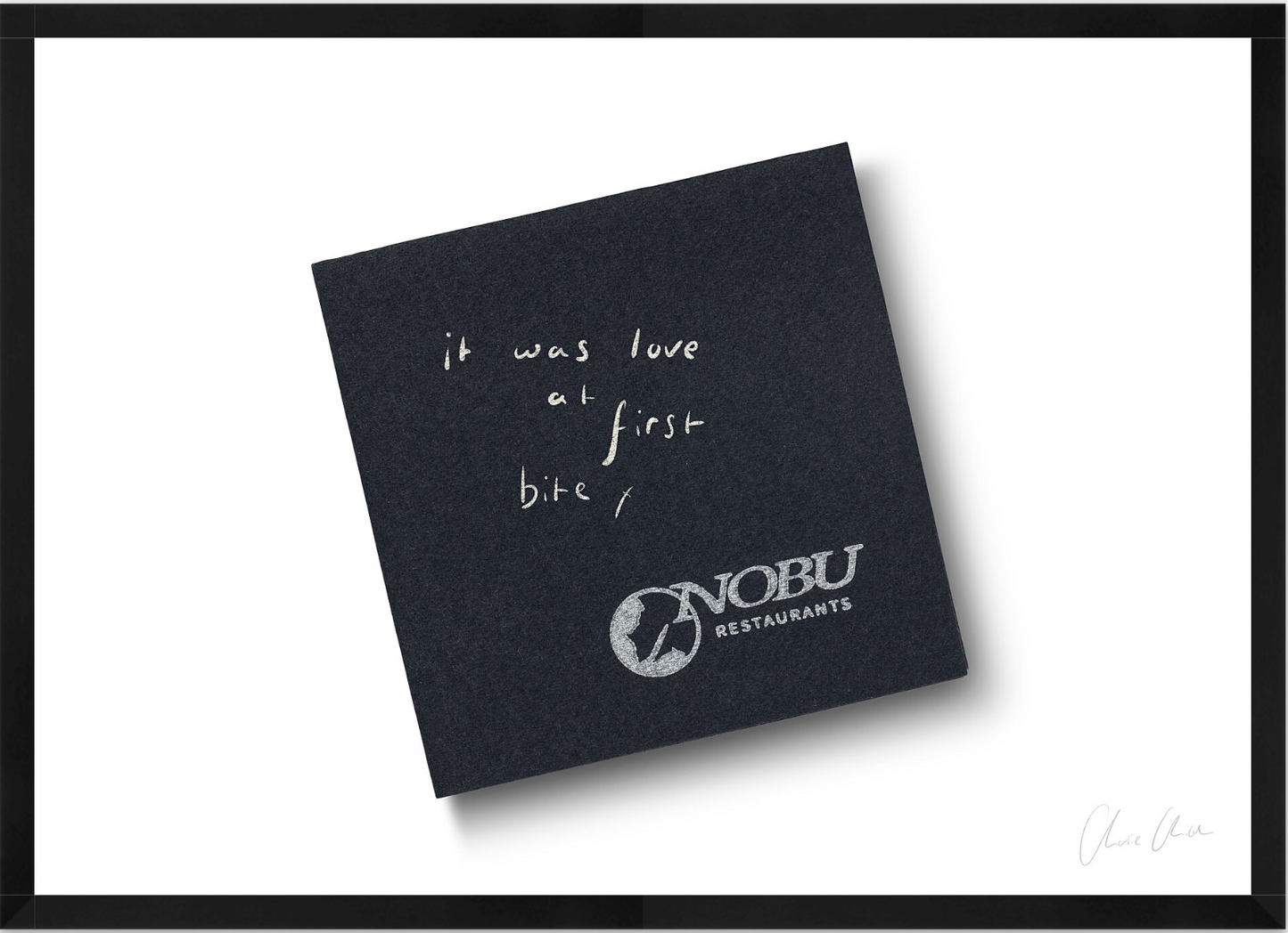 Napkin at Nobu
