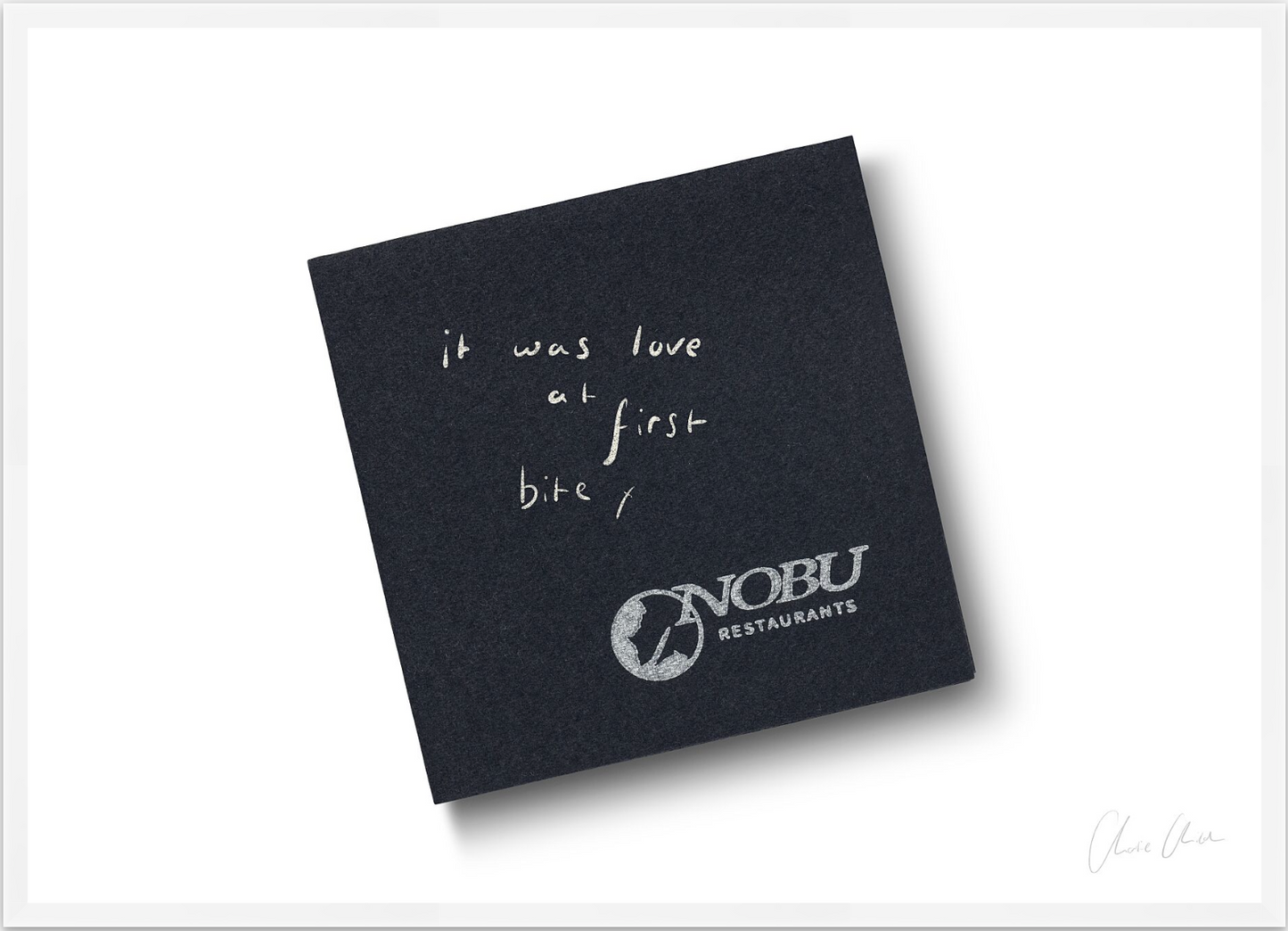 Napkin at Nobu