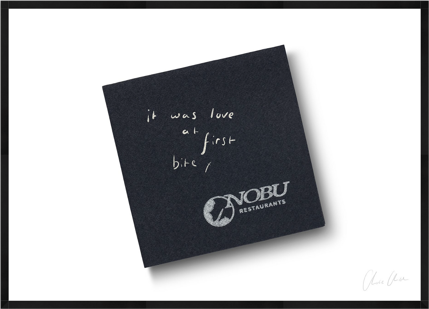 Napkin at Nobu