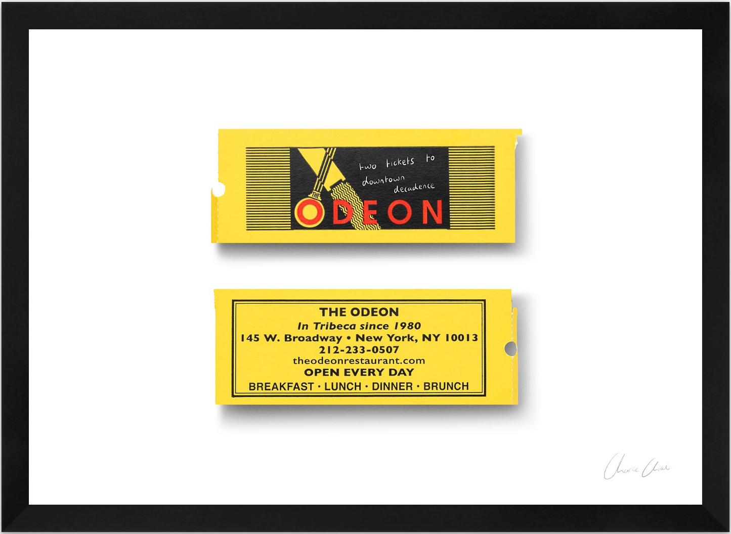 Stubs at The Odeon