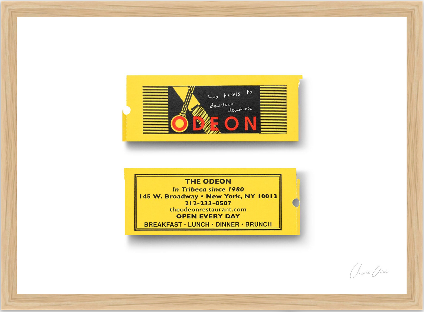 Stubs at The Odeon