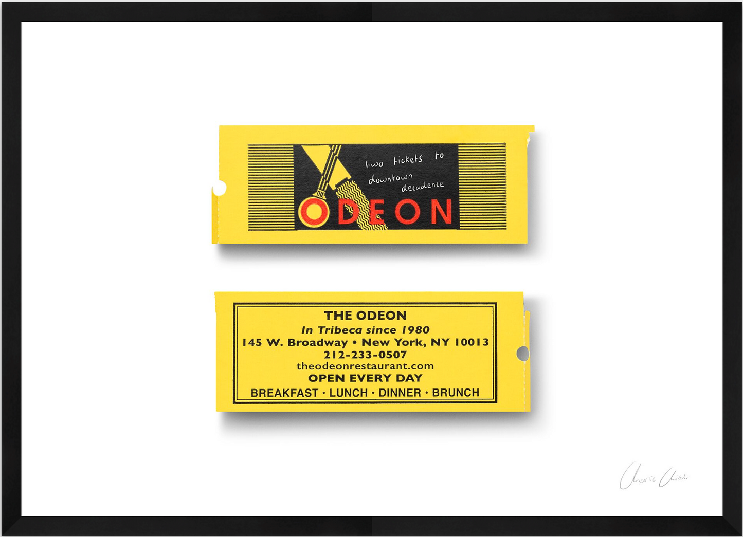 Stubs at The Odeon