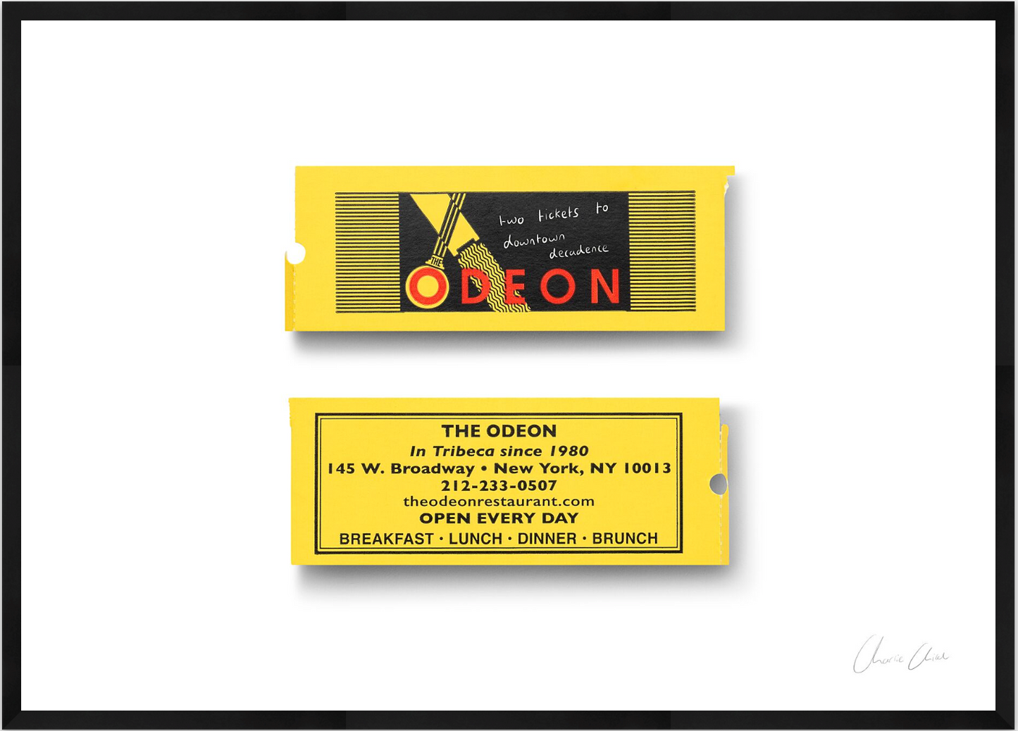 Stubs at The Odeon
