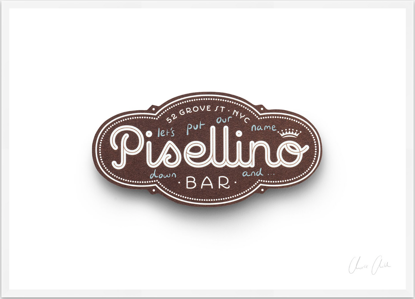 Card at Bar Pisellino