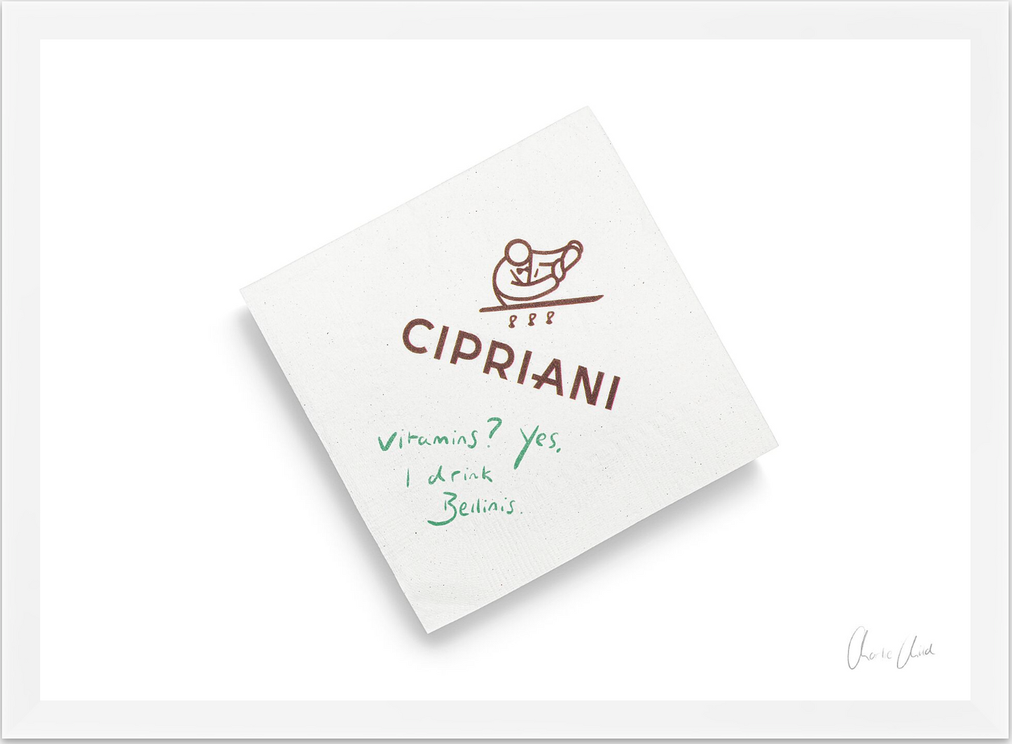 Napkin at Cipriani