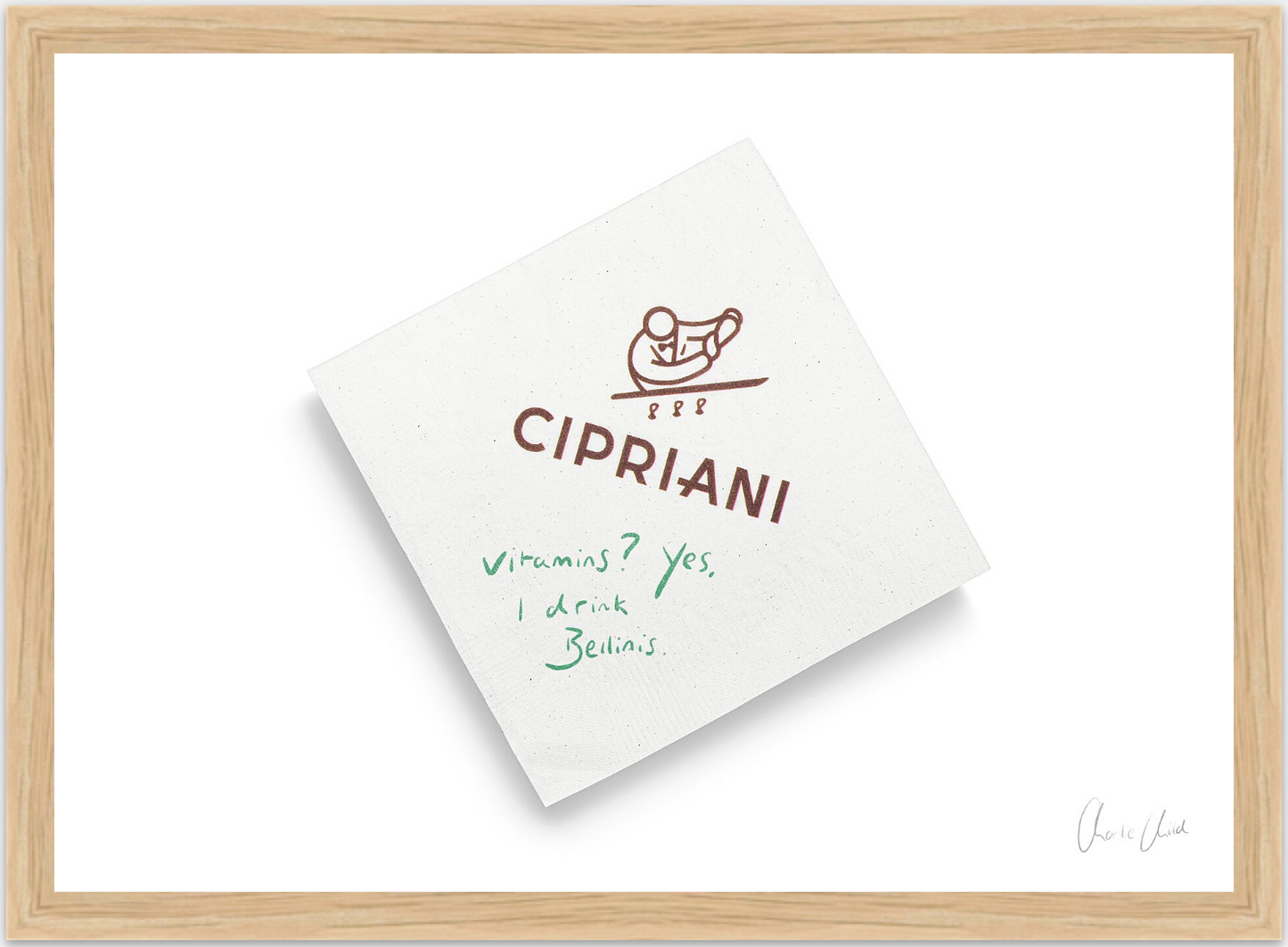 Napkin at Cipriani