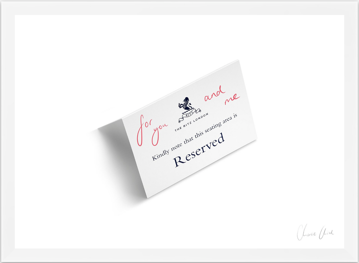 Card at The Ritz iii