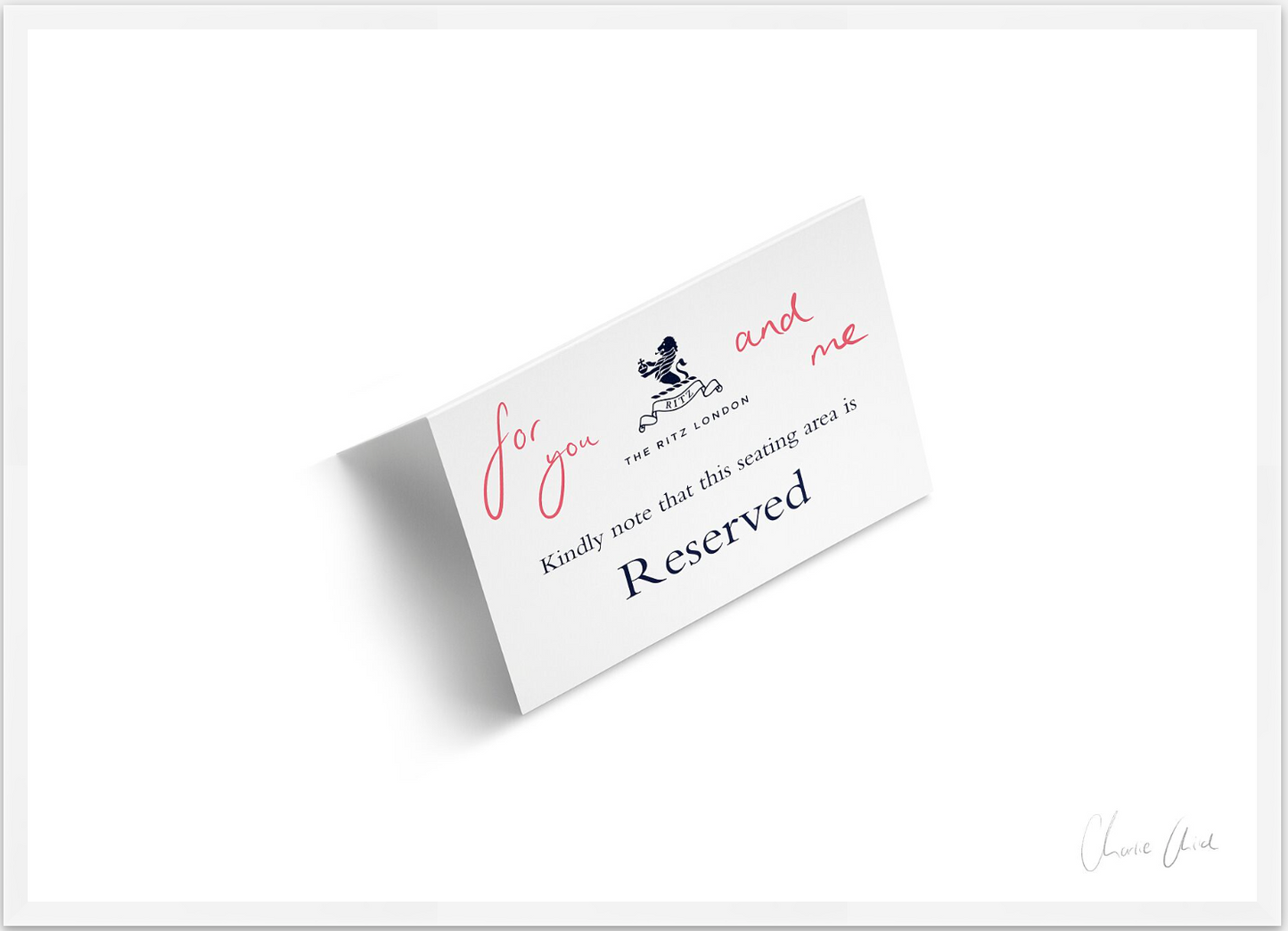 Card at The Ritz iii