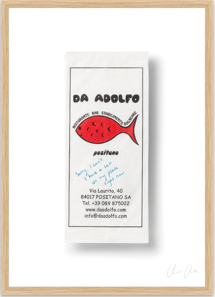 Paper at Da Adolfo