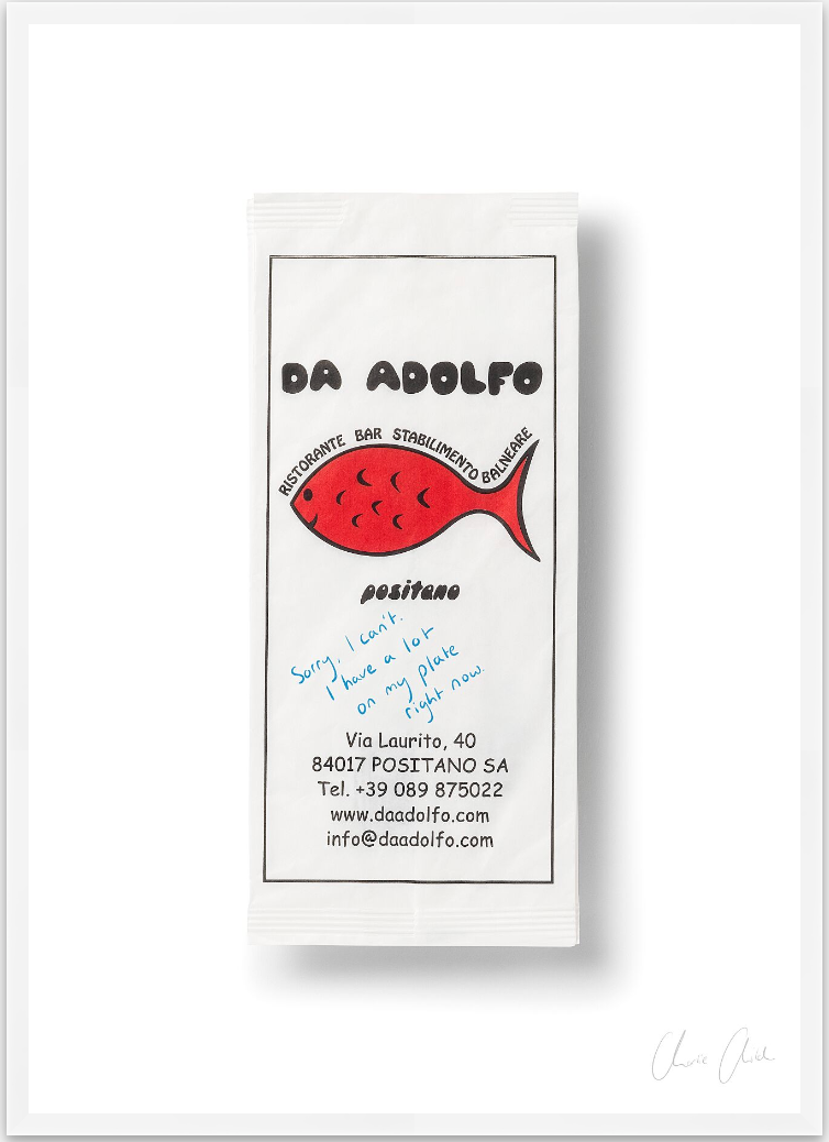Paper at Da Adolfo