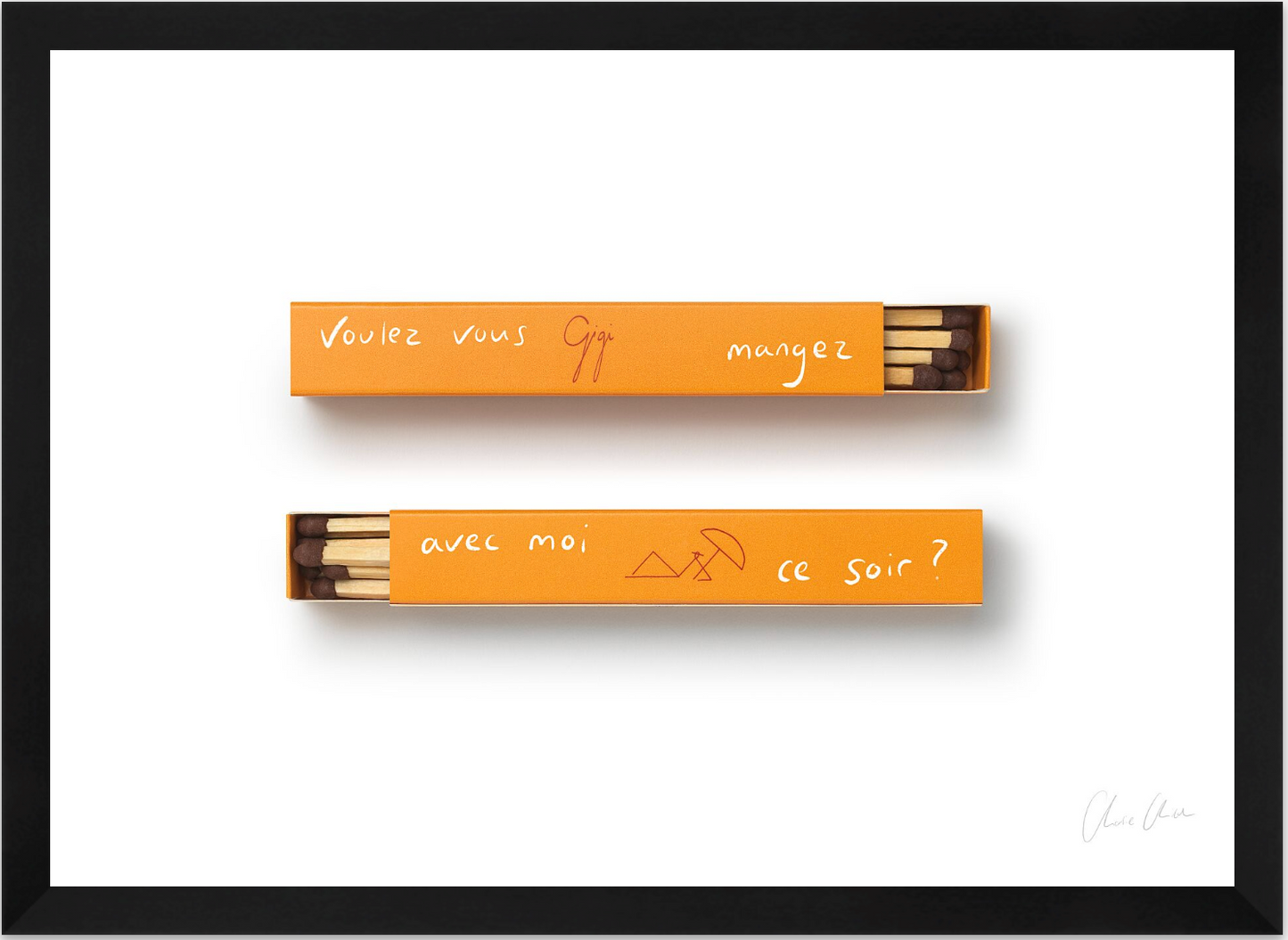 Matchboxes at Gigi