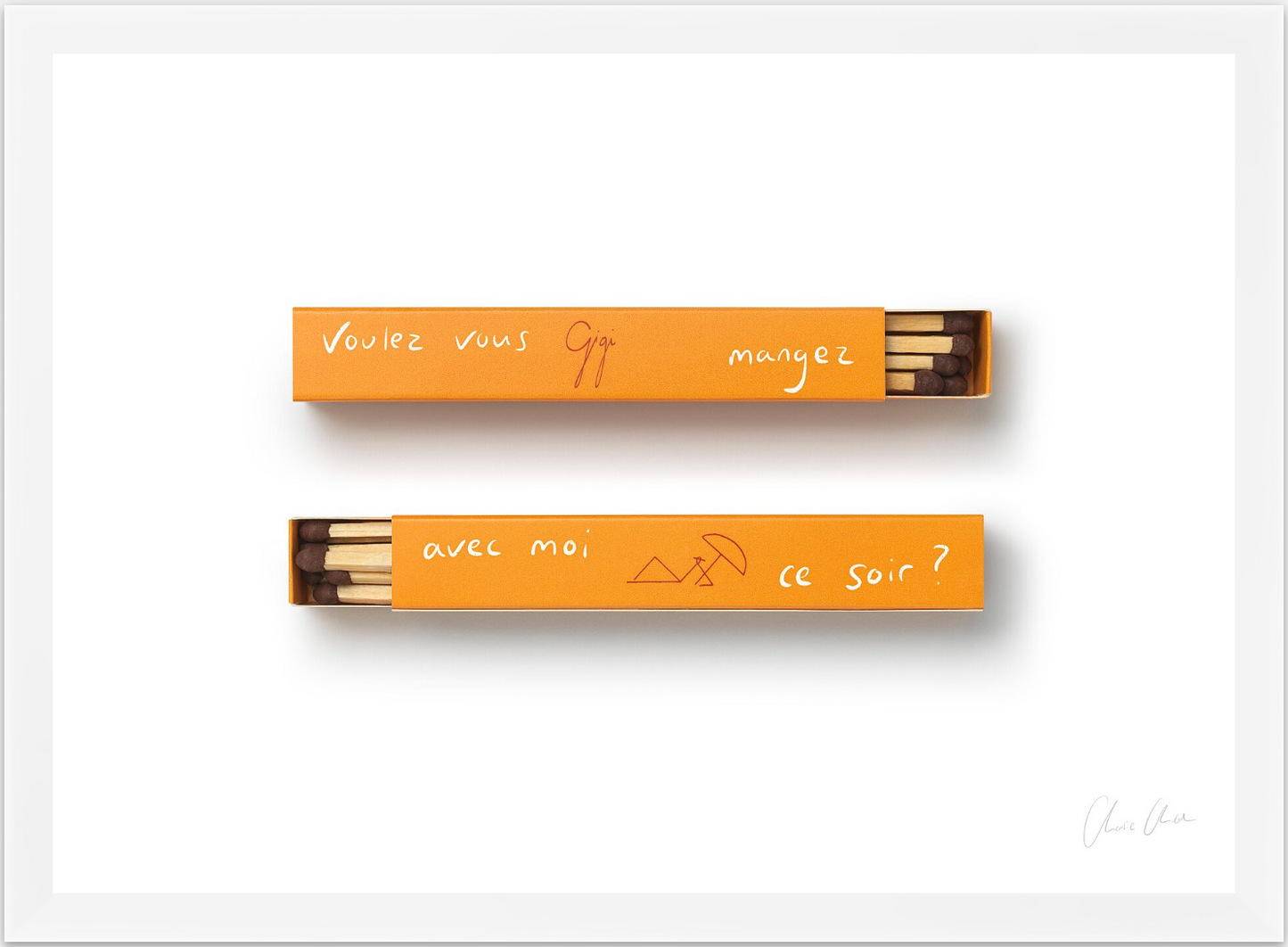 Matchboxes at Gigi