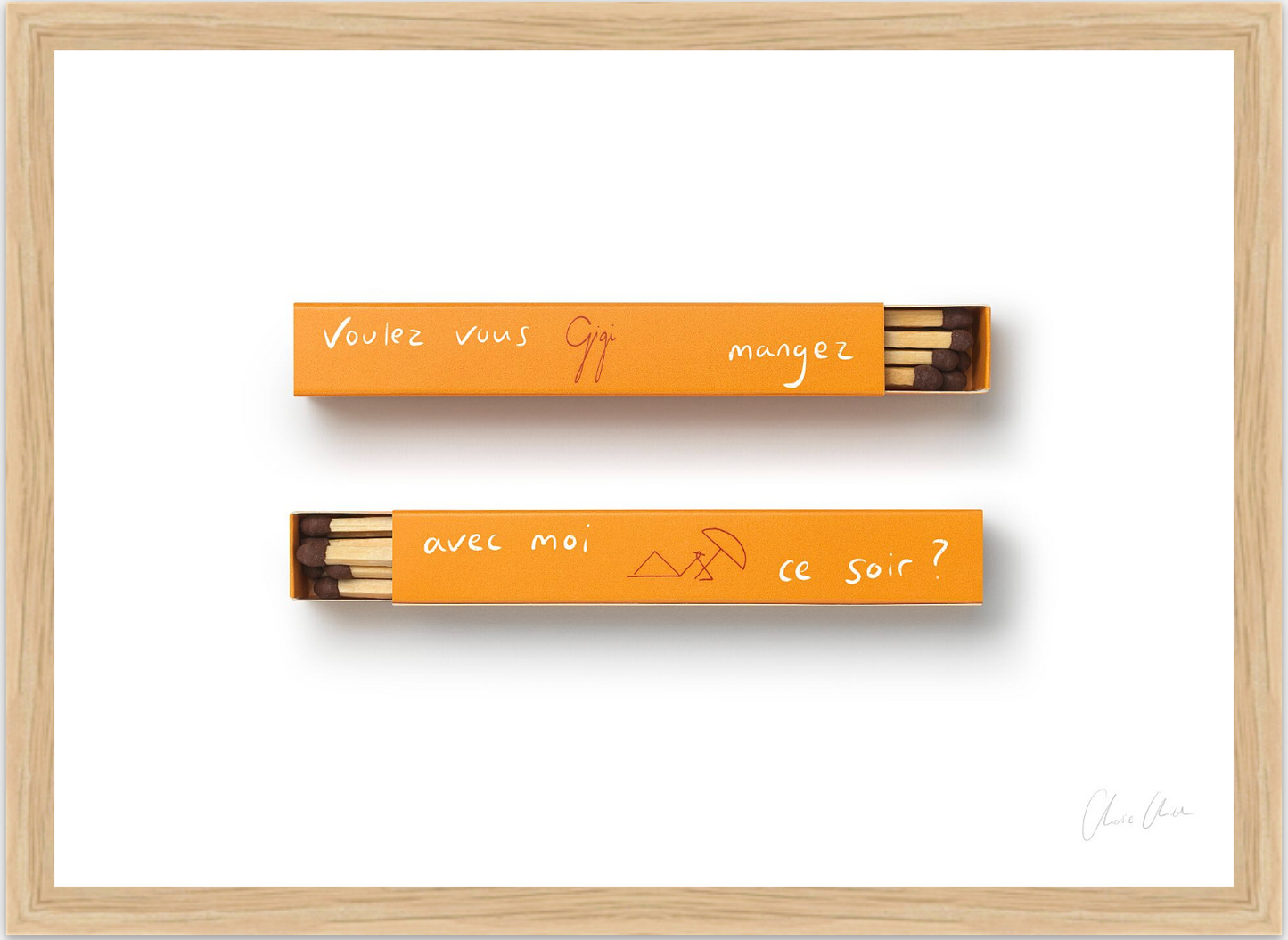 Matchboxes at Gigi