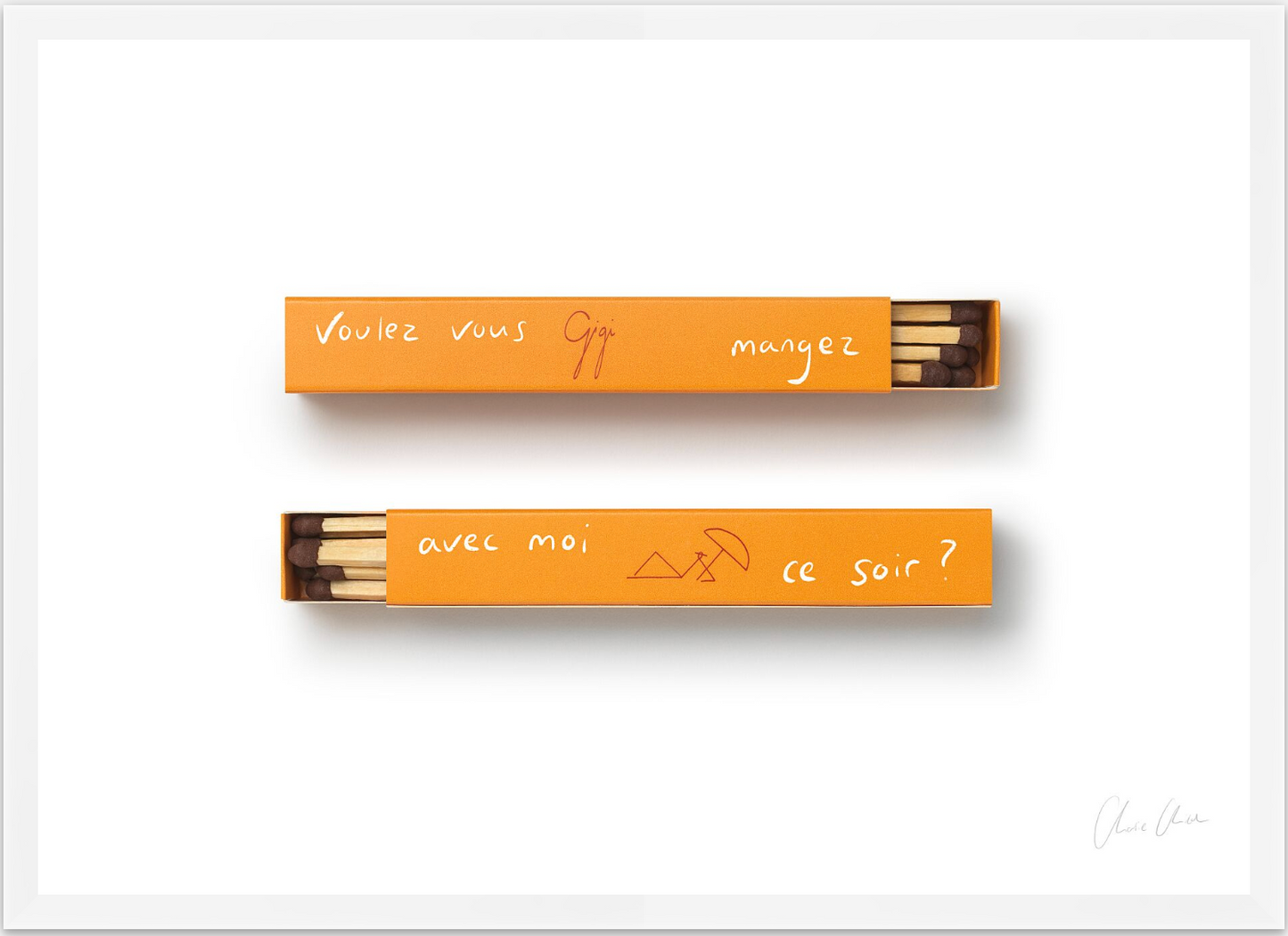 Matchboxes at Gigi