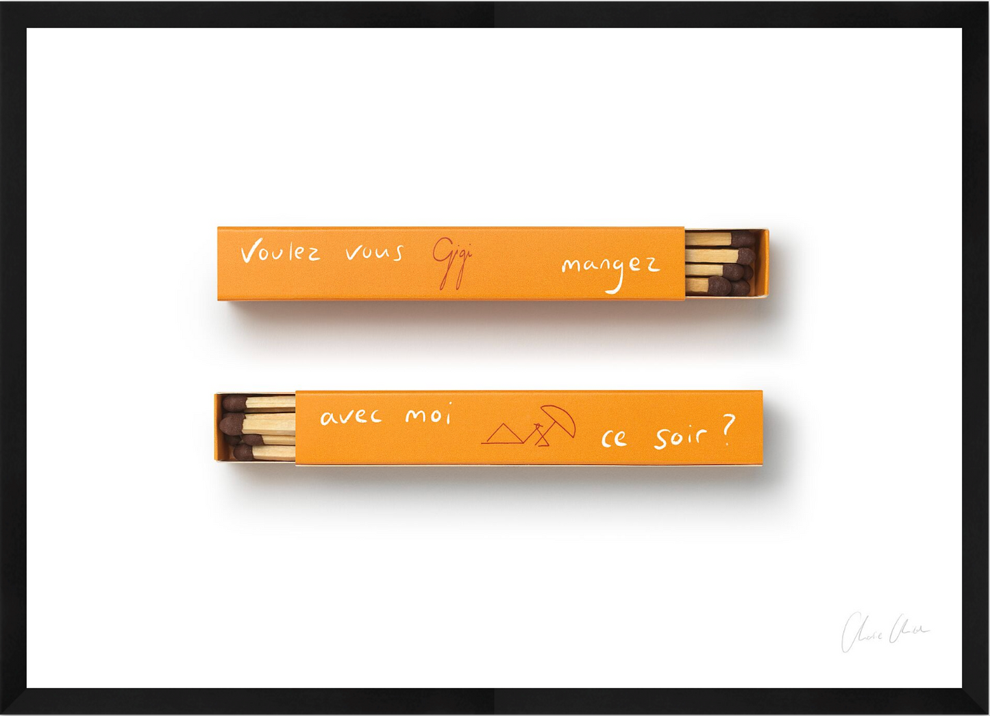 Matchboxes at Gigi