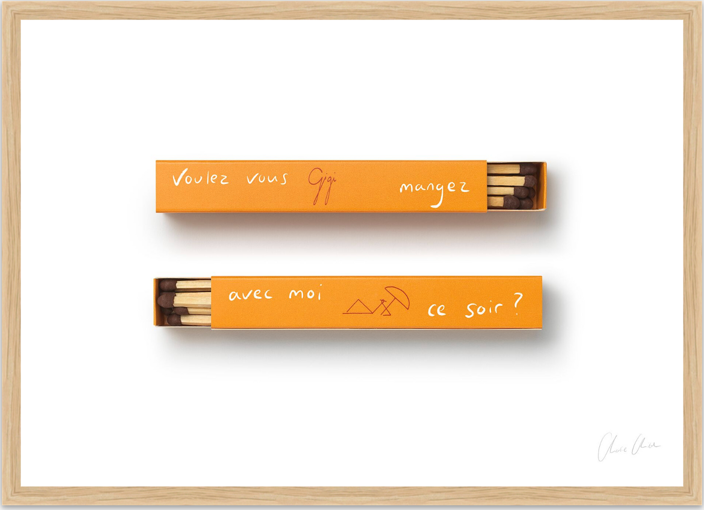 Matchboxes at Gigi