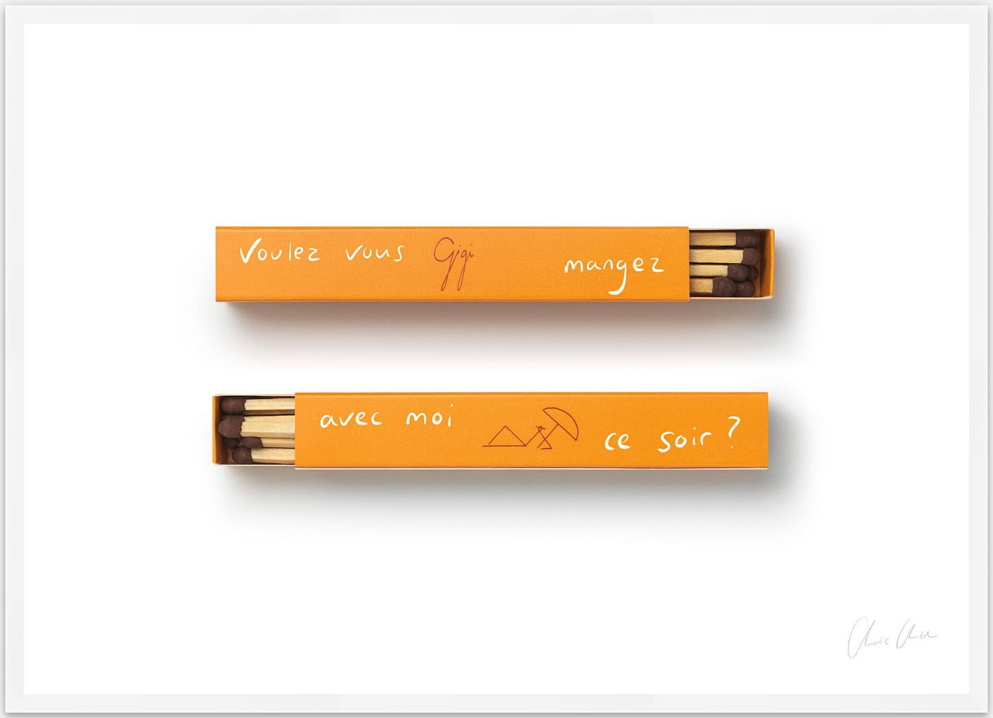 Matchboxes at Gigi