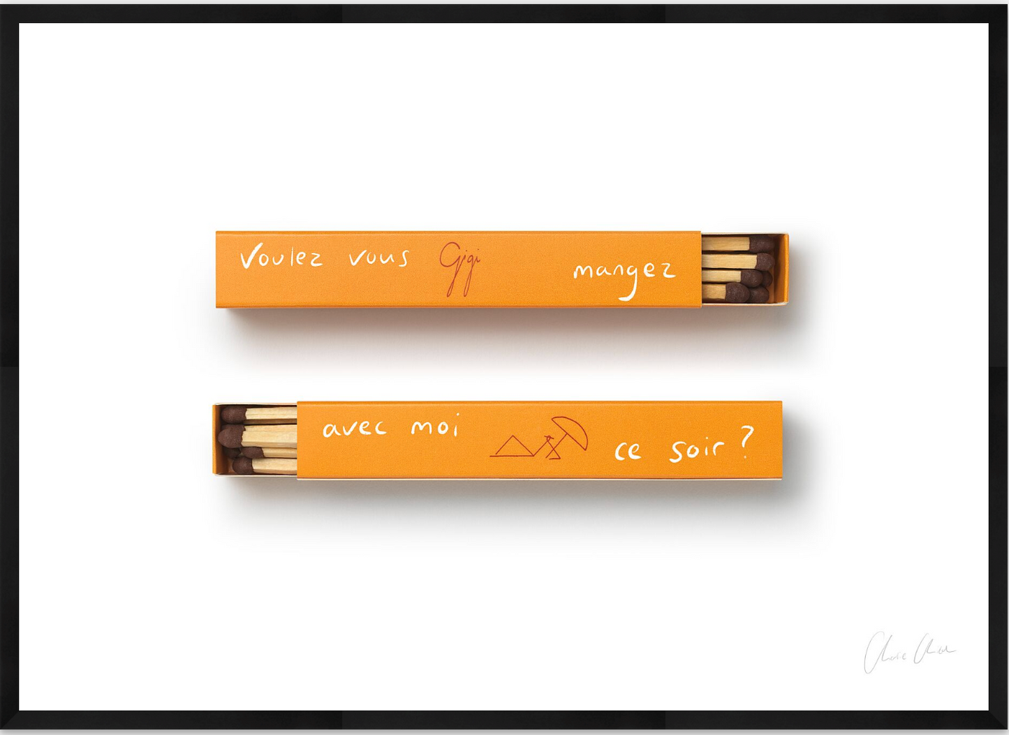Matchboxes at Gigi