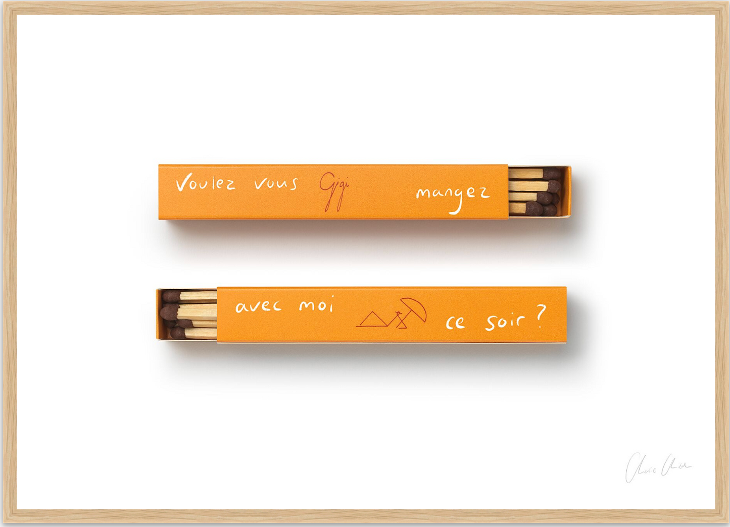 Matchboxes at Gigi